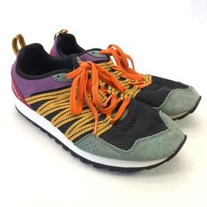 Merrell Alpine 83 Recraft Multi-Color Mesh Sneaker Orange Laces Size 7.5